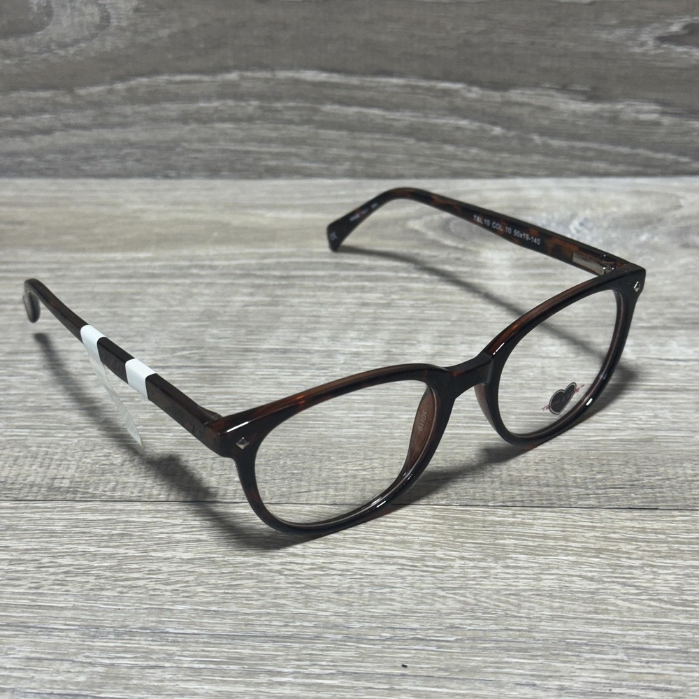 Truth & Love T&L 10 COL 10 Eyeglass Frames 50-19-140 Brown Tortoise‎ Womens